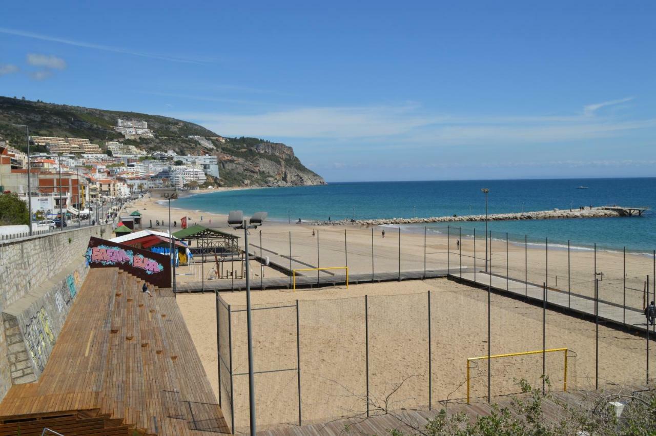 Amazing Beach & Pool Apartment With Garden Sesimbra Exterior foto